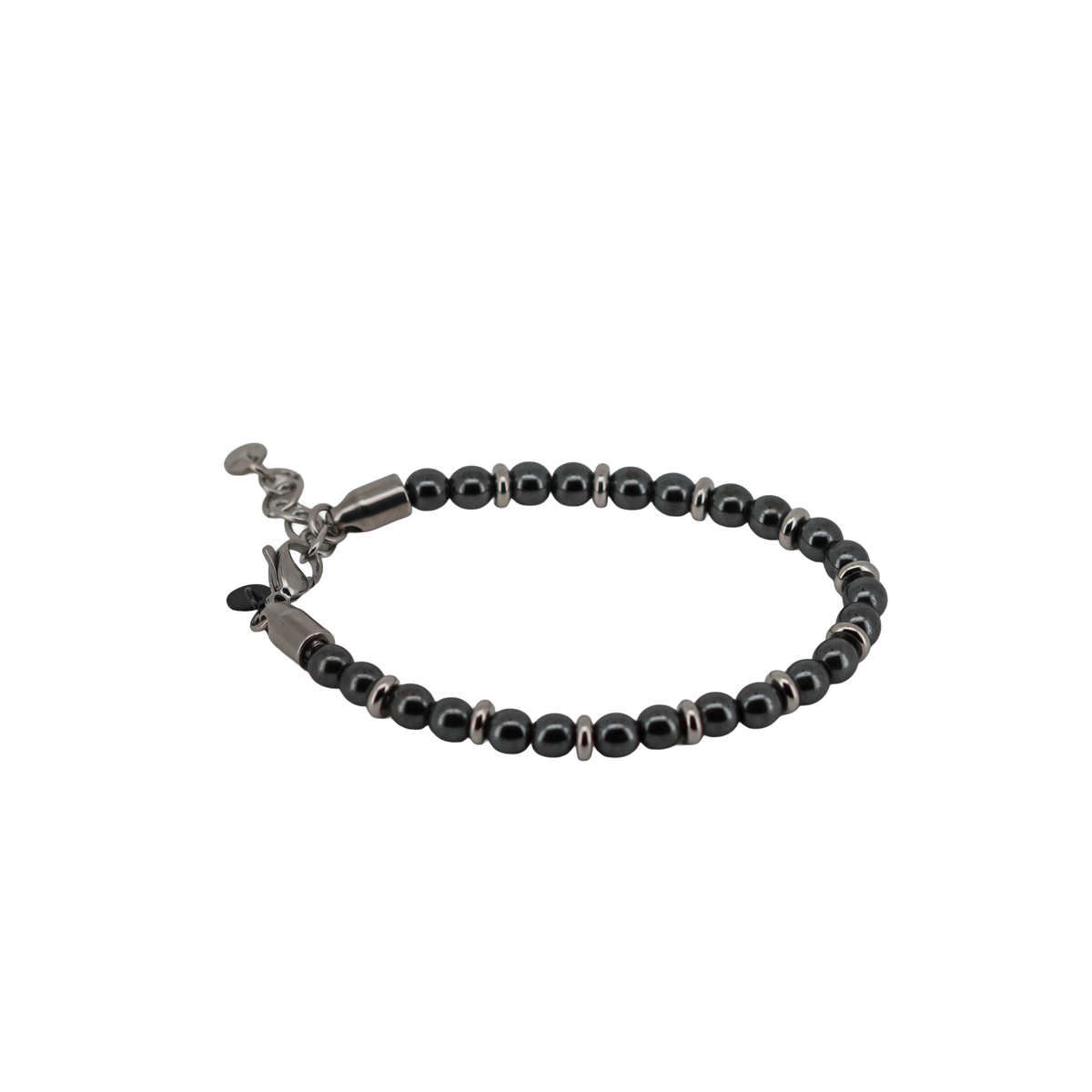 Bracelet en perles d'onyx noir Francisco
