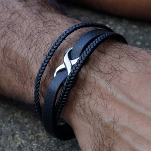 Francois Infinity Leather Bracelet
