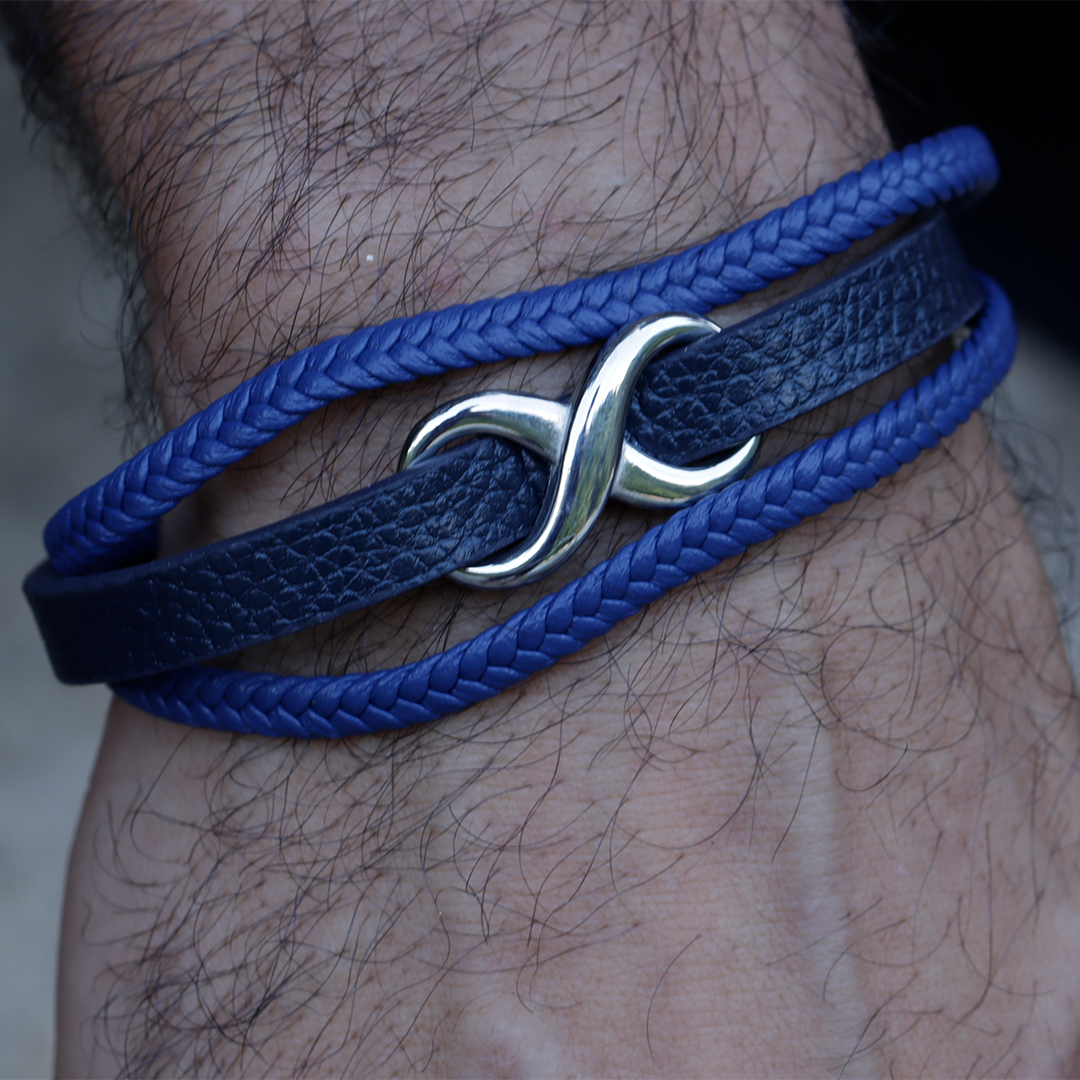 Francois Infinity Leather Bracelet