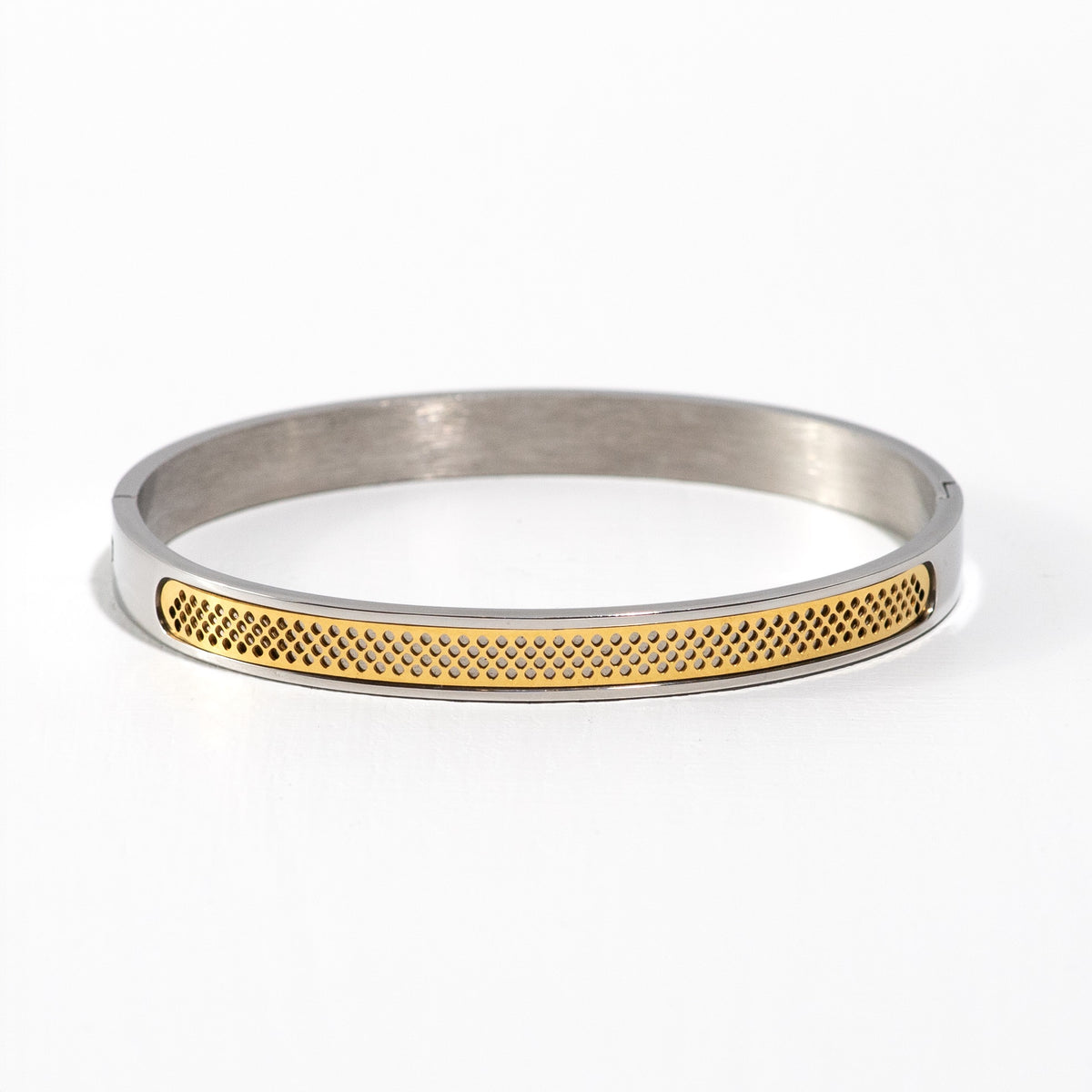 Brazalete tribal sincero de acero inoxidable