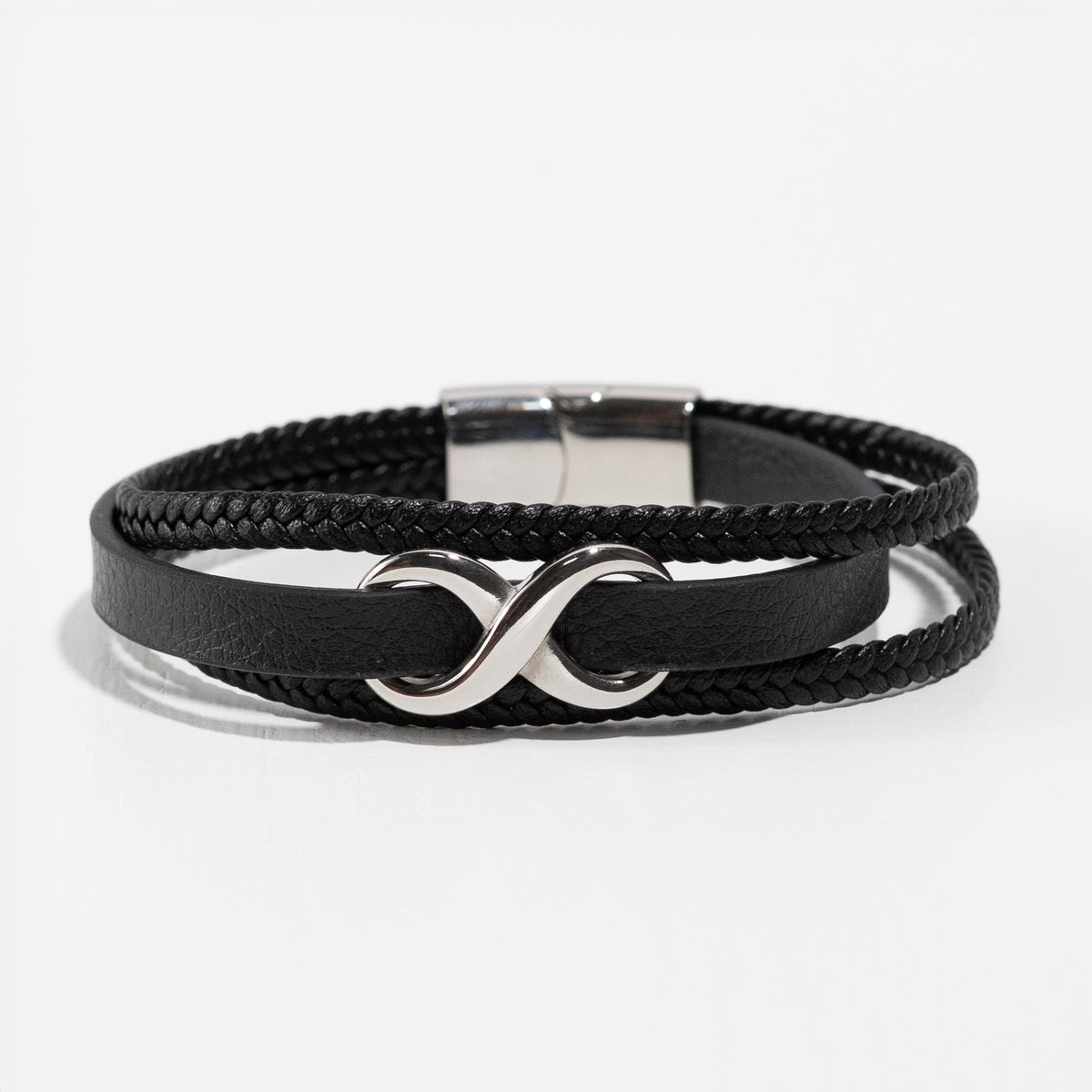 Francois Infinity Leather Bracelet