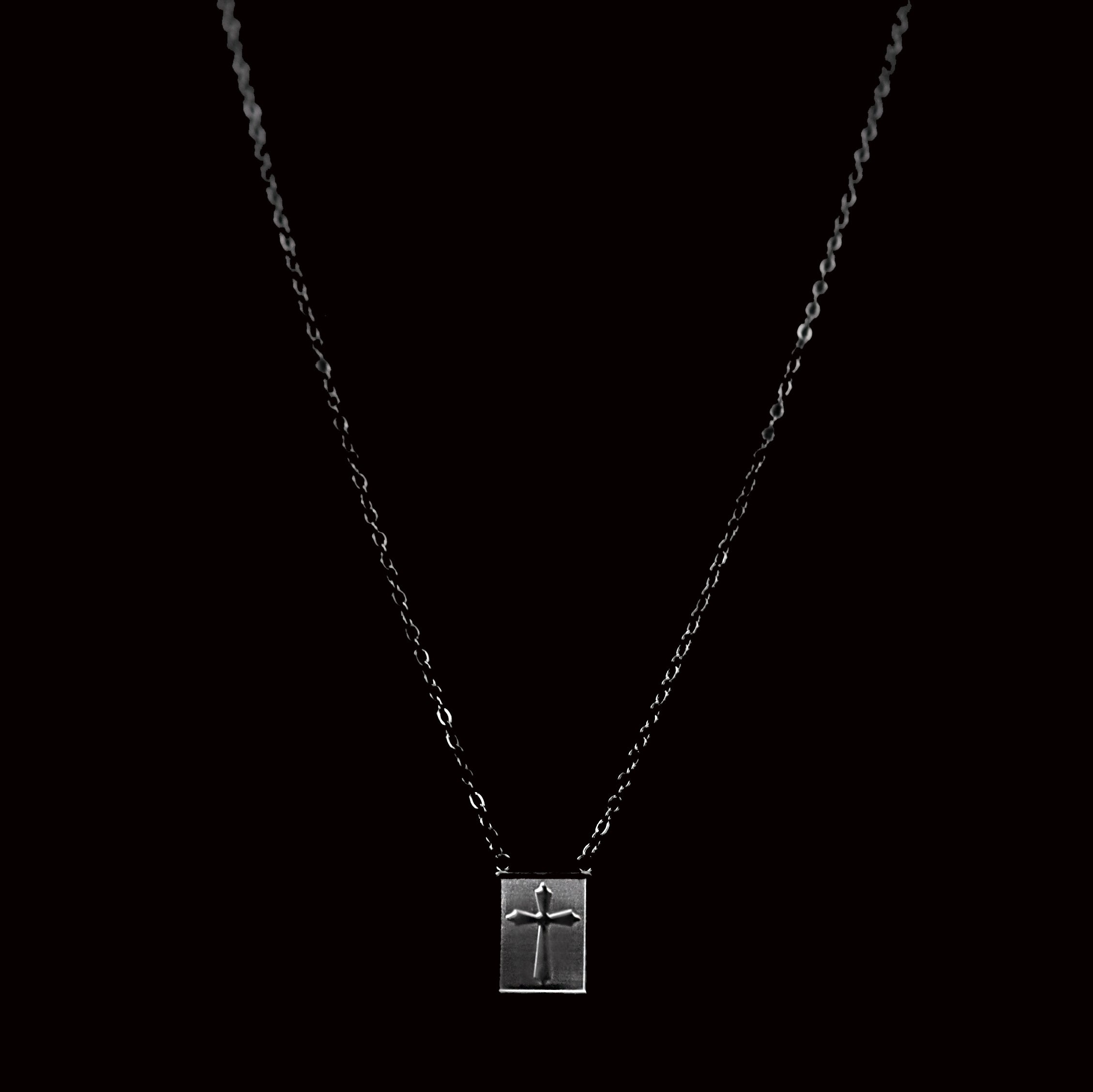 Paxon Stainless Steel Chain Necklace with Symbolic Pendant