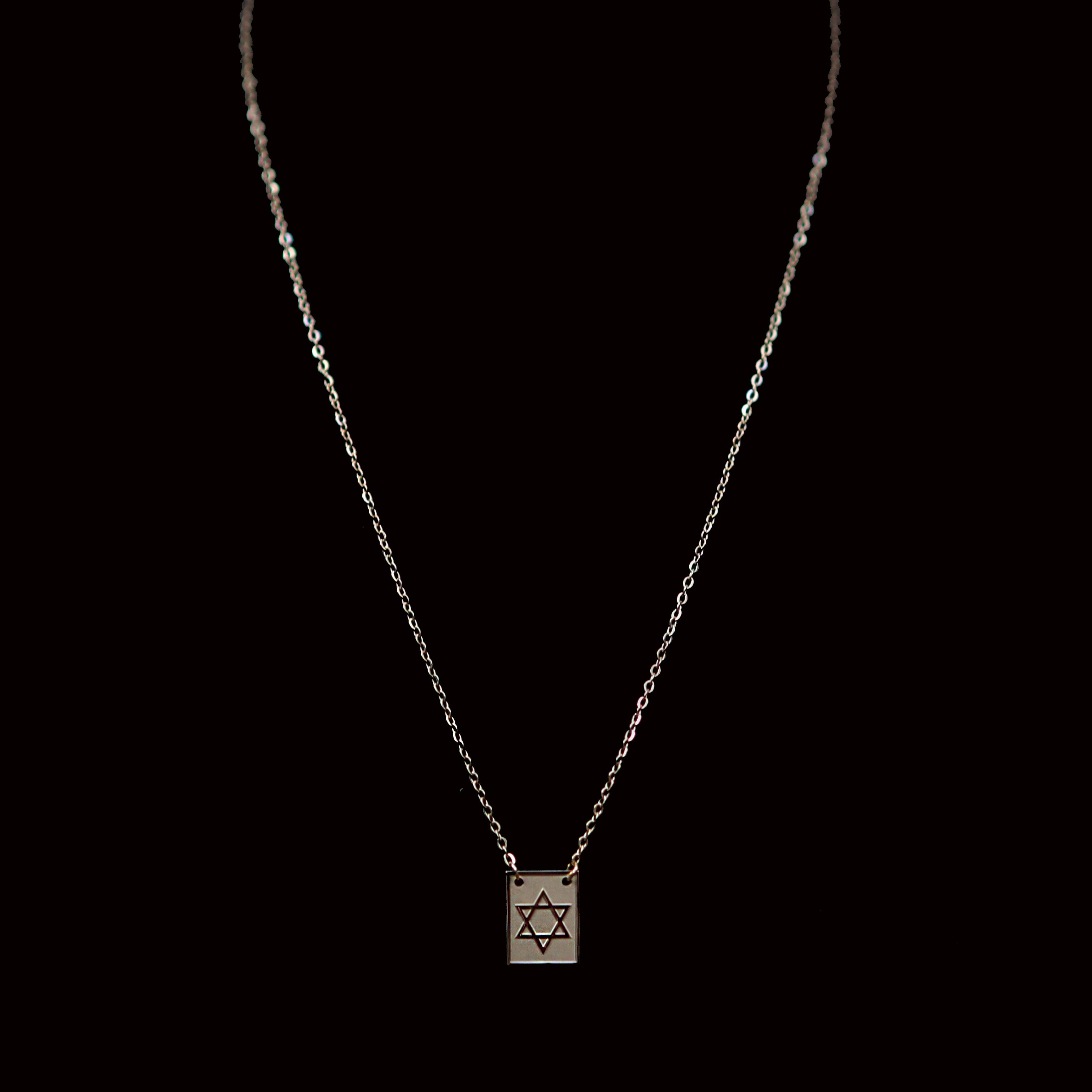Collier chaîne en acier inoxydable Kaison avec pendentif symbolique