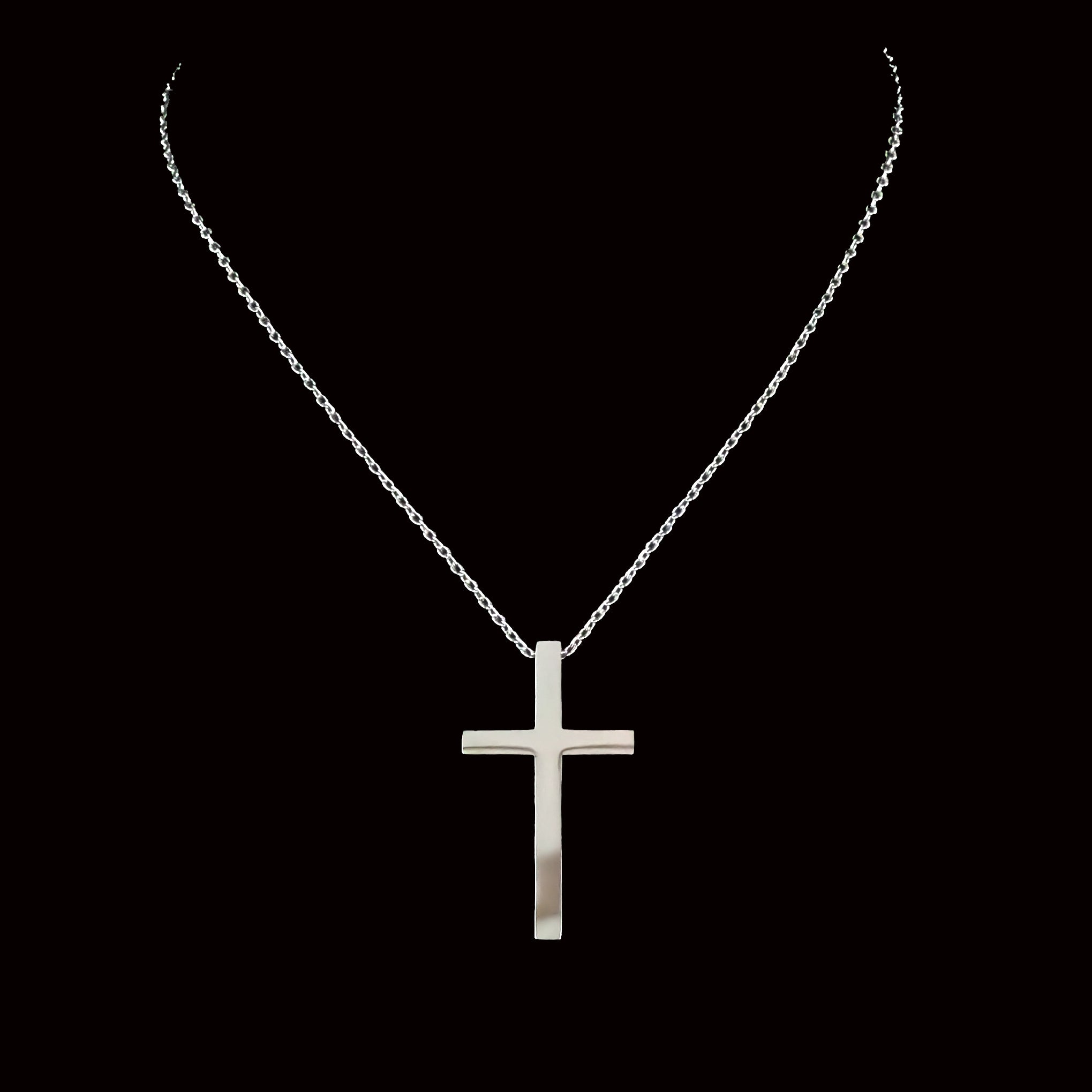 Farruco Crucifix Pendant with Link Chain