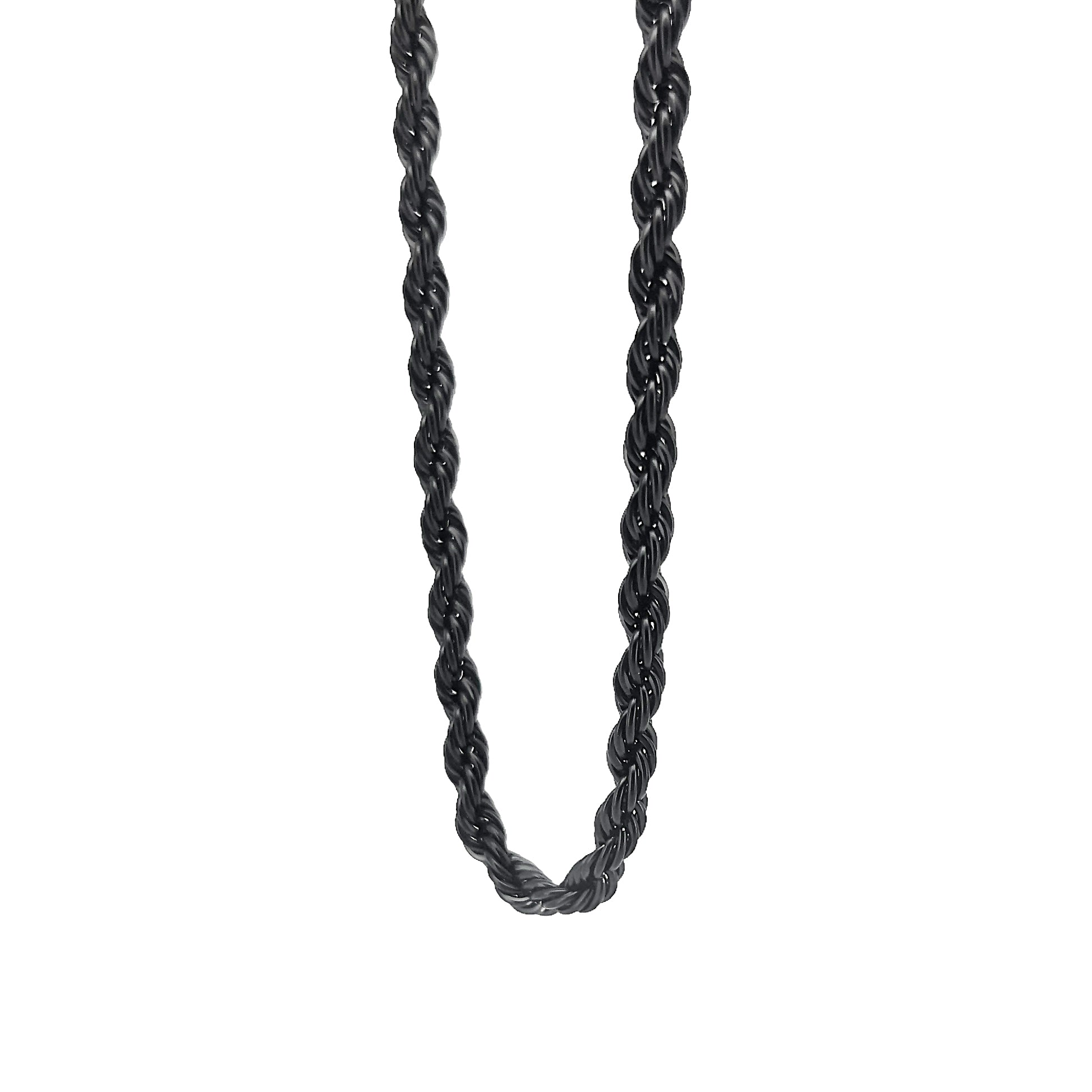 Isaiah Stainless Steel Rope Chain Necklace