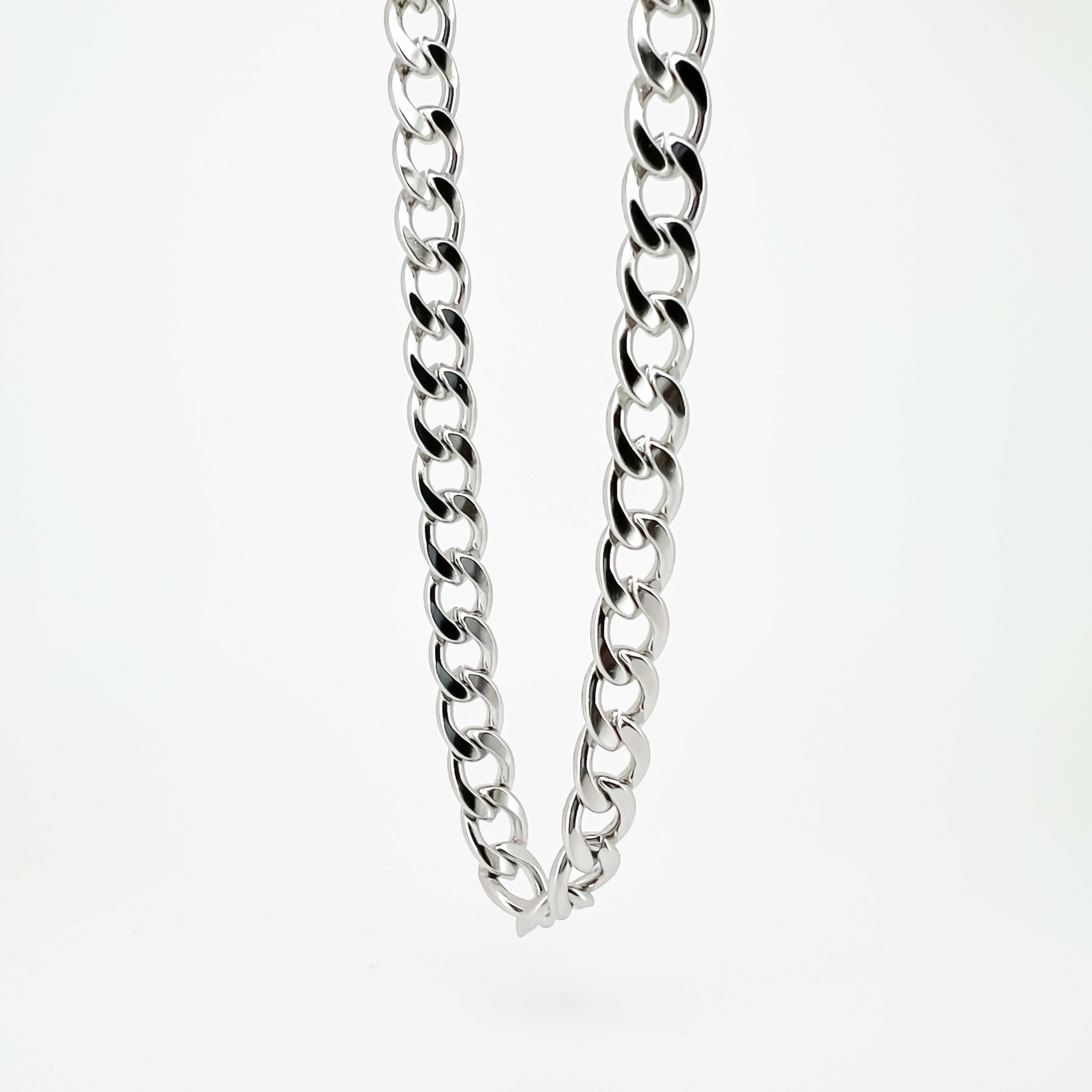 Flemyng Stainless Steel Curb Chain Necklace