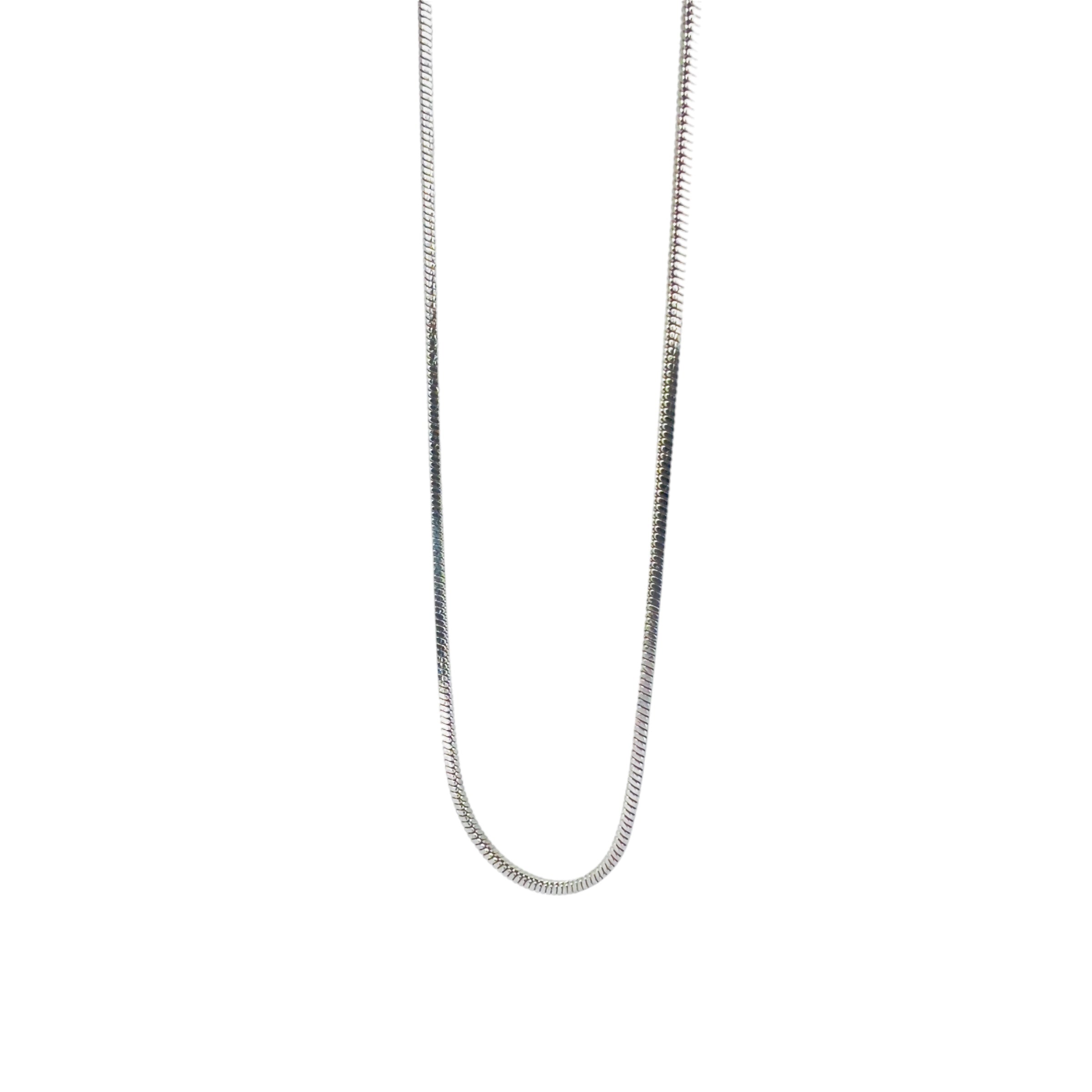 Leoncio Stainless Steel Herringbone Necklace