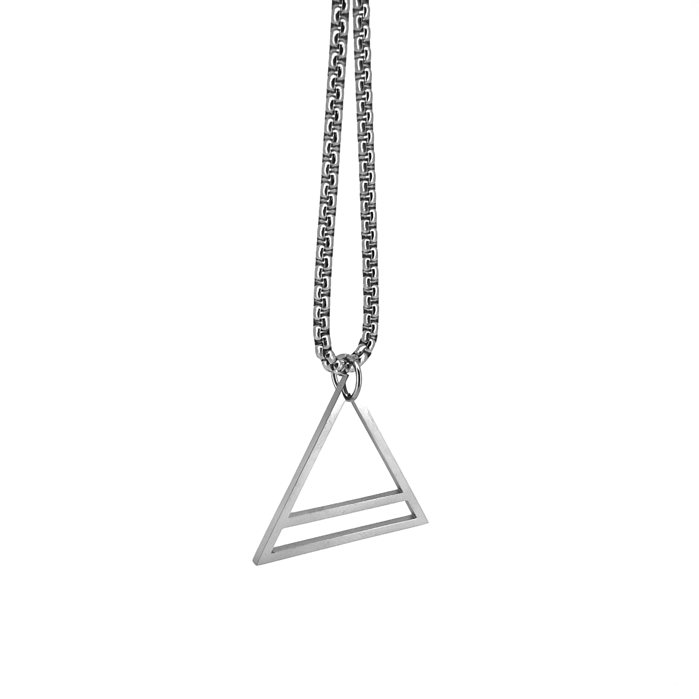 Collar Kenryk de Acero Inoxidable con Colgante Triángulo