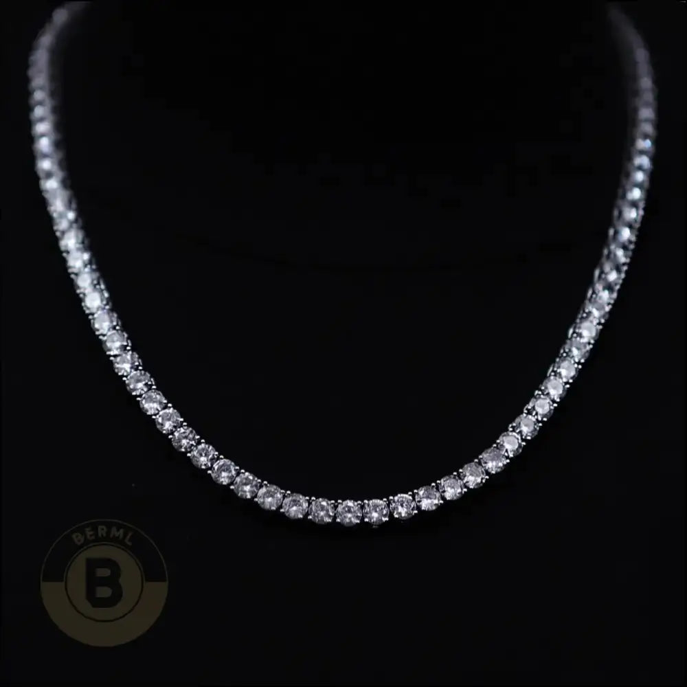Alarico Silver-tone Diamante Choker - BERML BY DESIGN JEWELRY FOR MEN