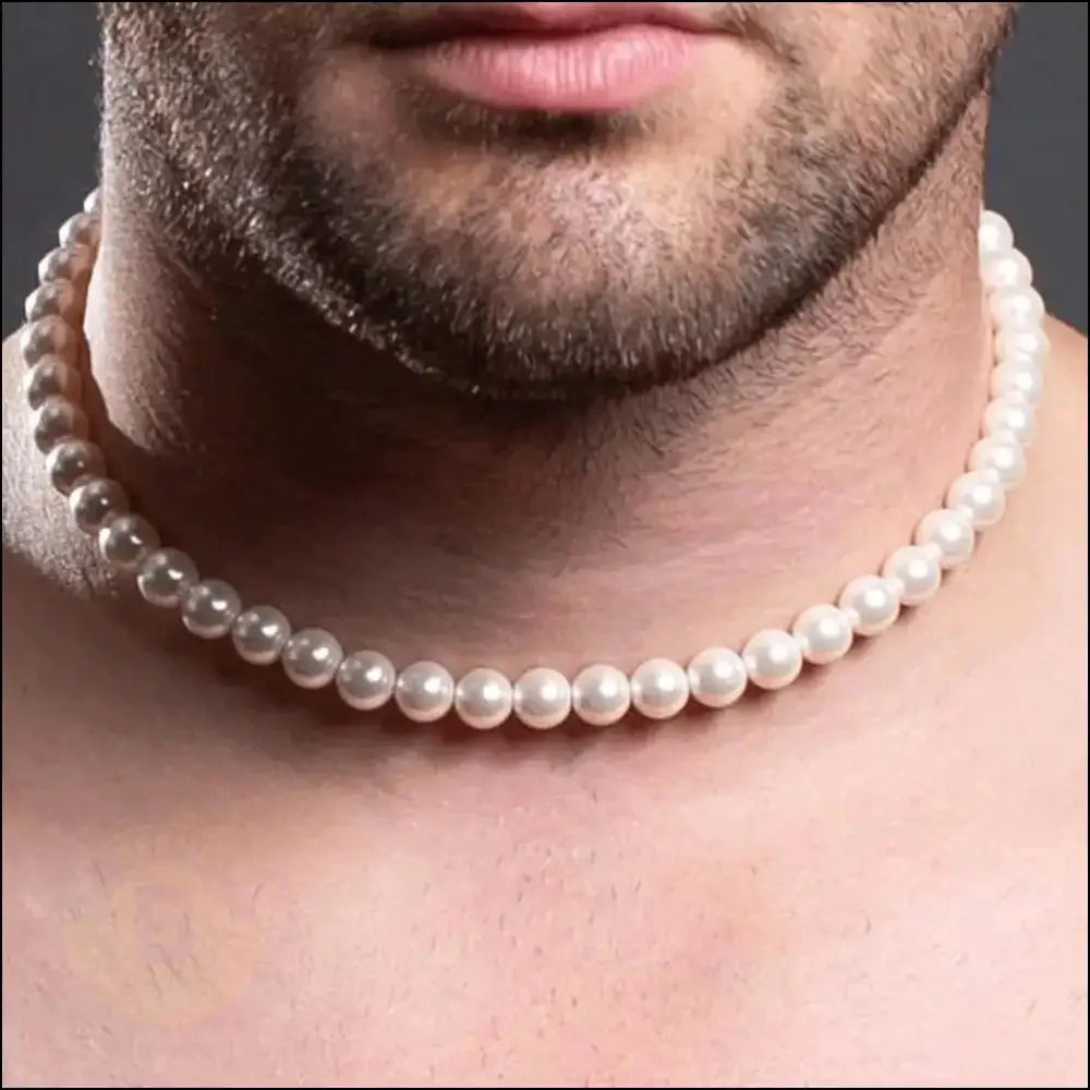 Arlo Natural Freshwater Pearl Necklace (45cm) - BERML BY DESIGN JEWELRY FOR MEN