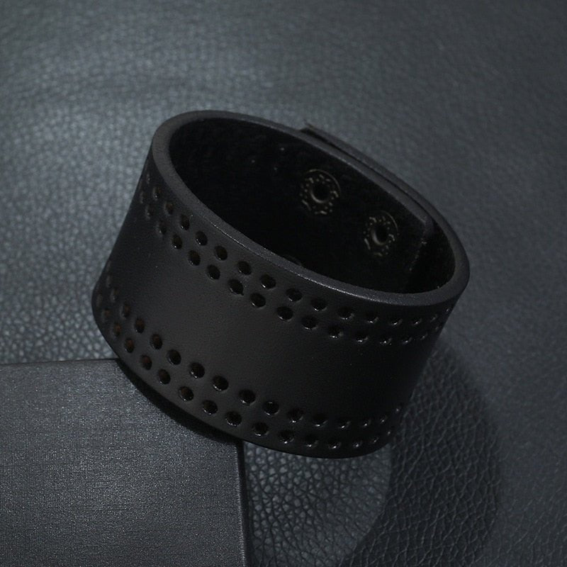 Raynaldo Leather Bracelet 1.50’ | 3.83cm