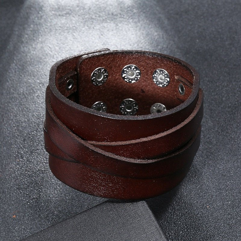 Sandiego Leather Bracelet 1.97’ | 5cm