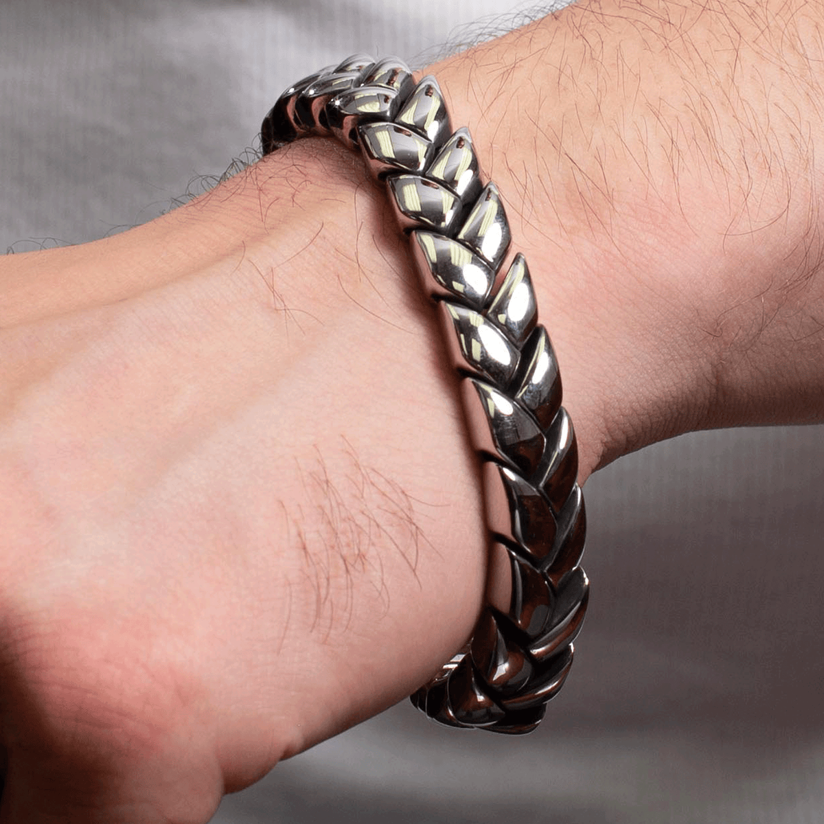 Julio Stainless Steel Chain Bracelet 11mm Wide - BERML BY DESIGN JEWELRY FOR MEN