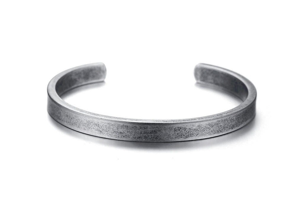 Thoralf Antique-Style Stainless Steel Cuff