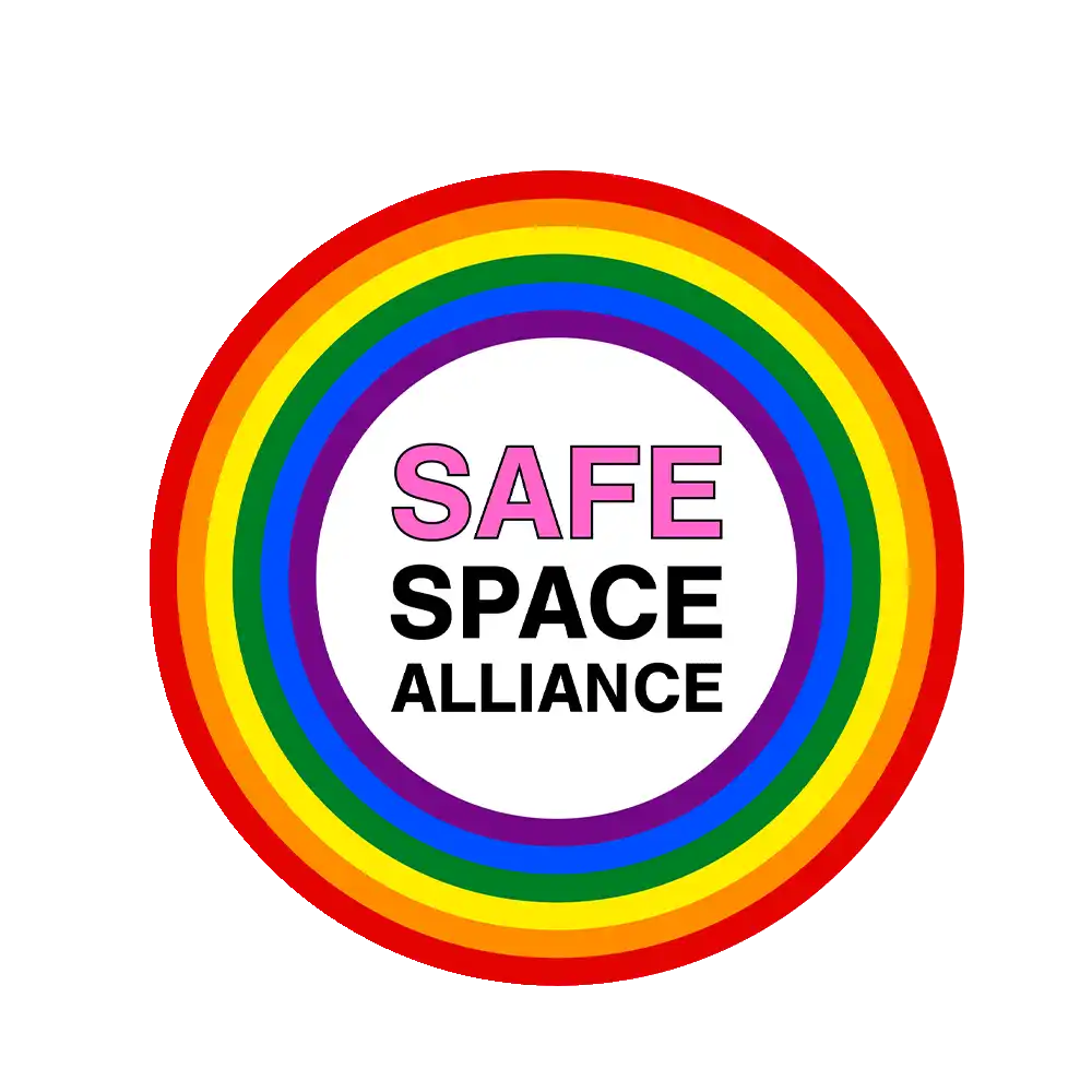 The Safe Space Alliance is an LGBTQI+ led non-profit organisation that aims to help people identify, navigate, and create safe spaces for LGBTQI+ communities worldwide.  Being part of the Safe Space Alliance is being part of a global and collaborative safe space community.