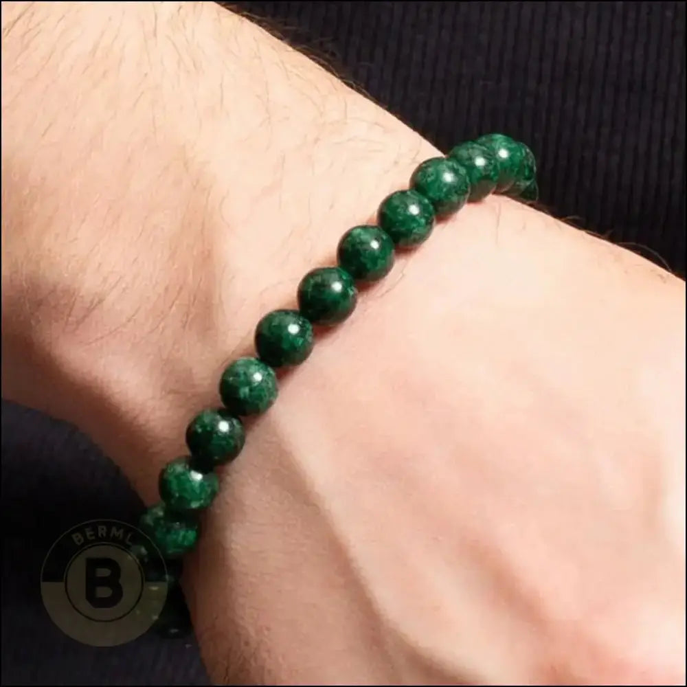 Culann Green & Black Jade Bracelet - BERML BY DESIGN JEWELRY FOR MEN