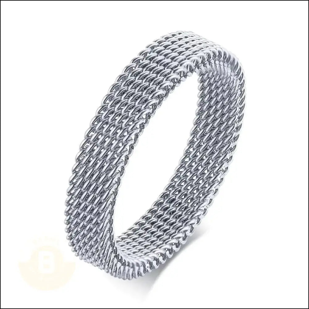 Daniel Mesh Stainless Steel Band - BERML BY DESIGN JEWELRY FOR MEN