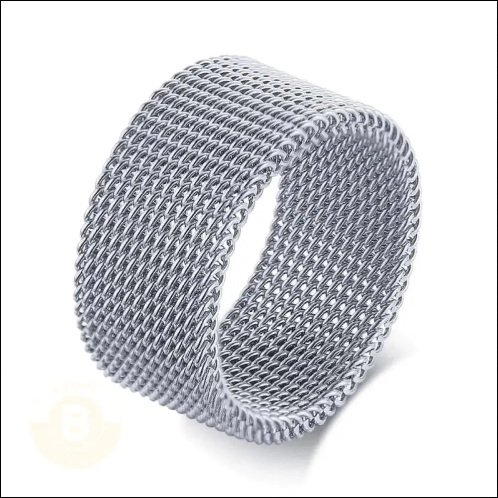 Daniel Mesh Stainless Steel Band - BERML BY DESIGN JEWELRY FOR MEN