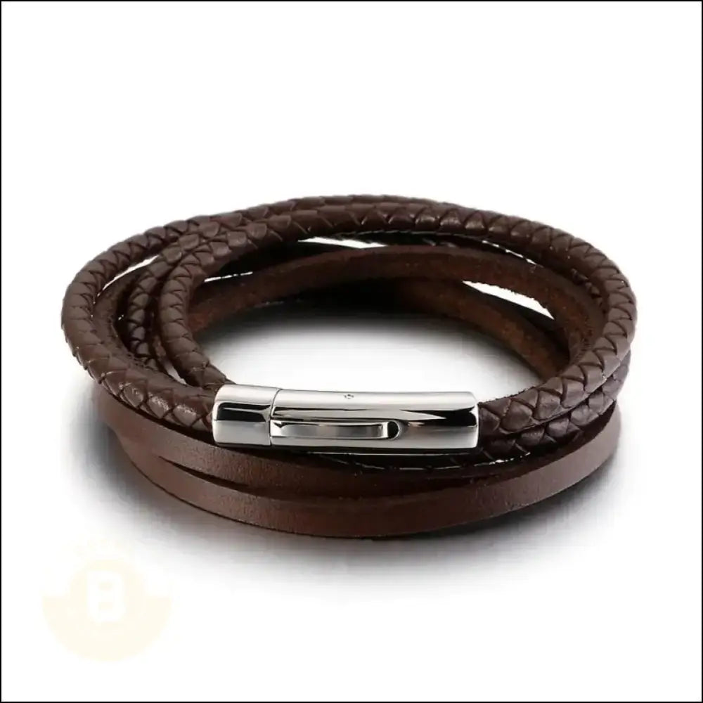 Homerico Multi-Layered Cowhide Bracelet - BERML BY DESIGN JEWELRY FOR MEN