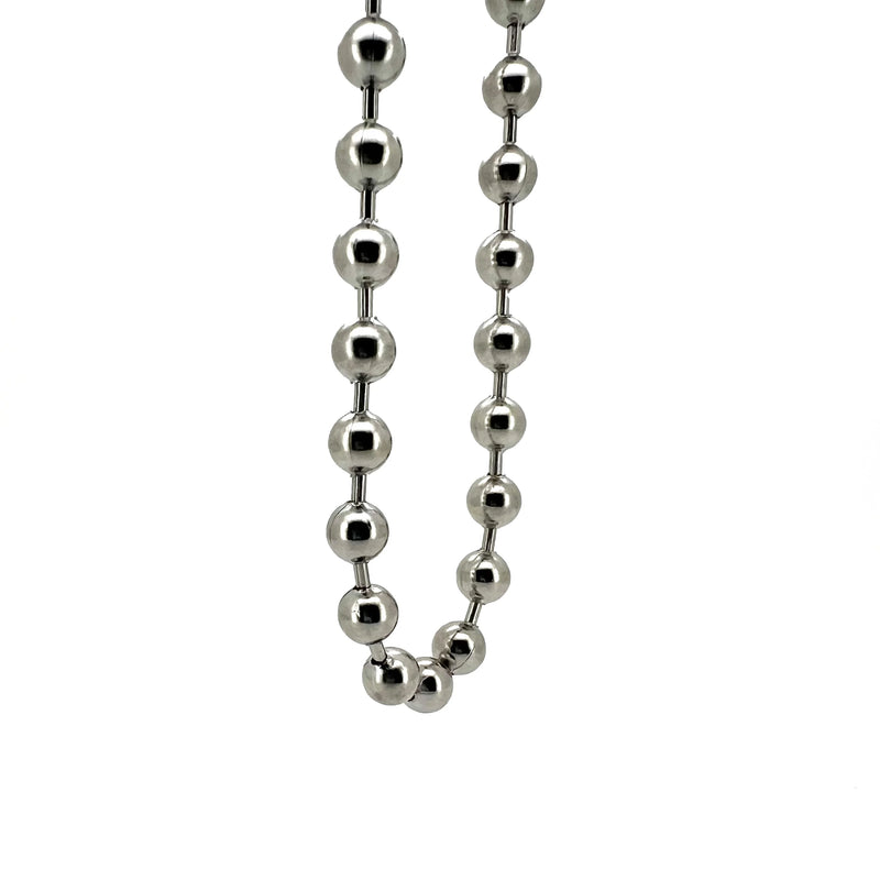 Silver ball chain necklace or bracelet.