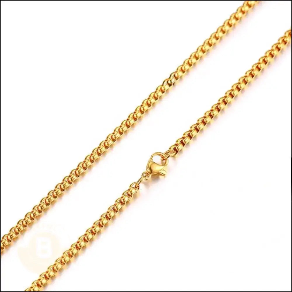 Jago Box Chain Necklace - BERML BY DESIGN JEWELRY FOR MEN
