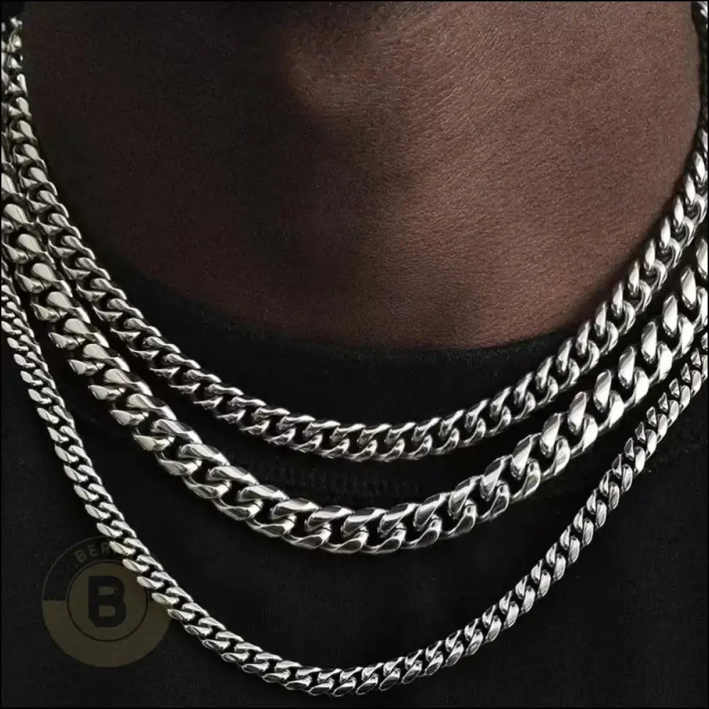 Jorge Cuban Curb Chain Necklace - BERML BY DESIGN JEWELRY FOR MEN