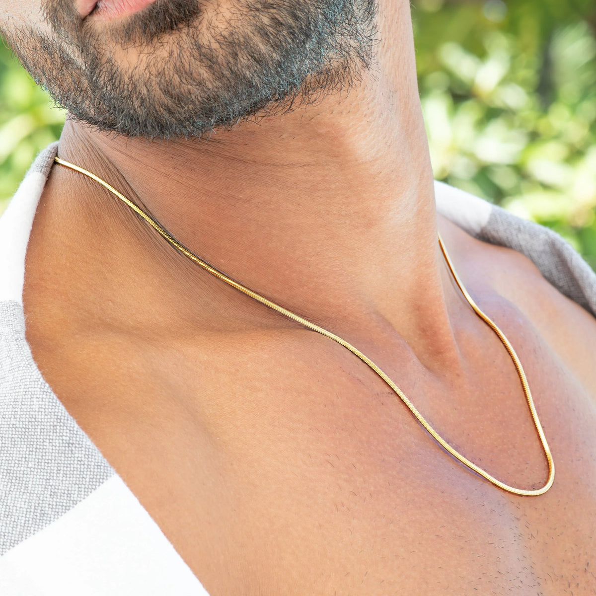 Mens Gold Chain Thin Chains 14k Thin Gold Chain For Men 18K Mens