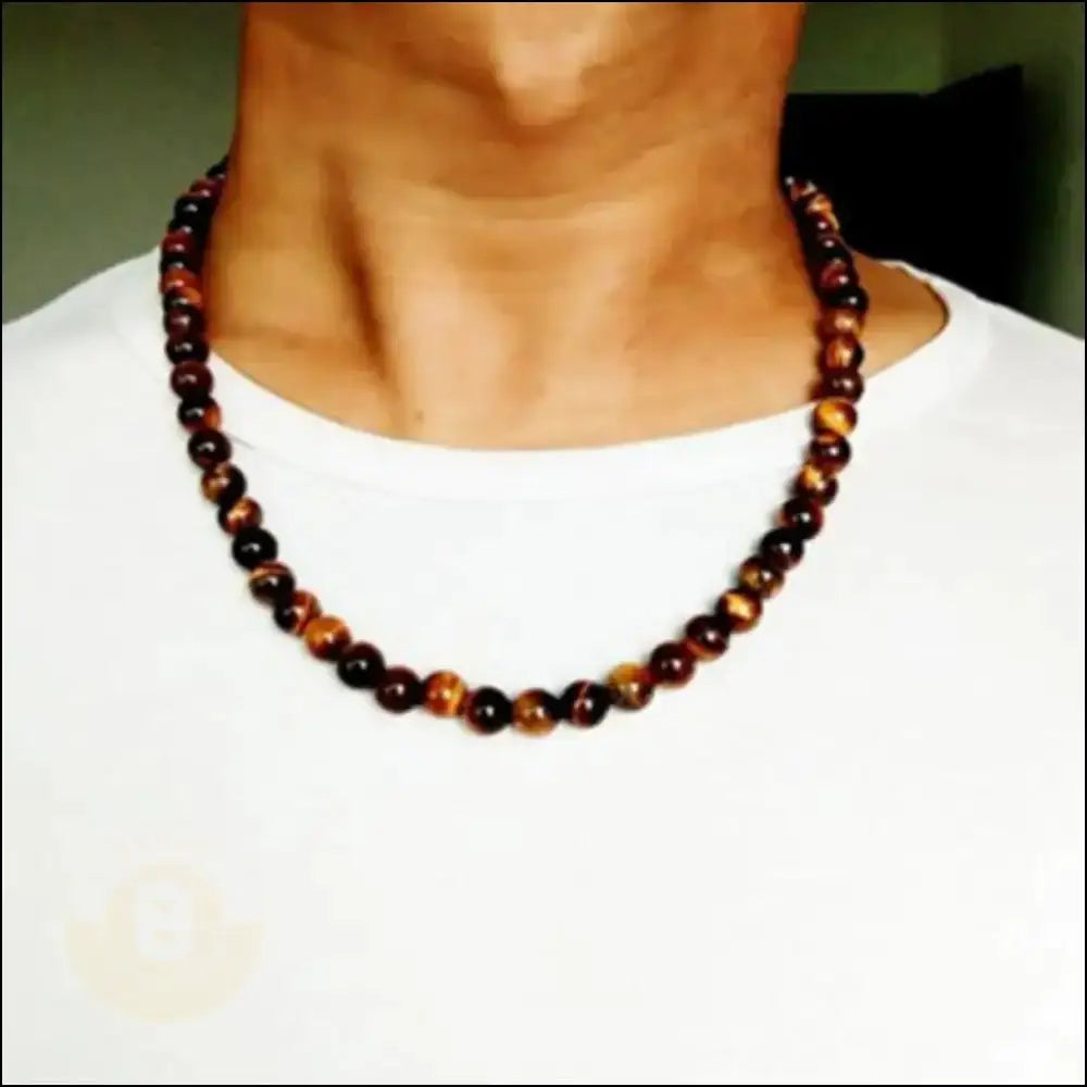 Luciliano Beaded Stone Choker - BERML BY DESIGN JEWELRY FOR MEN