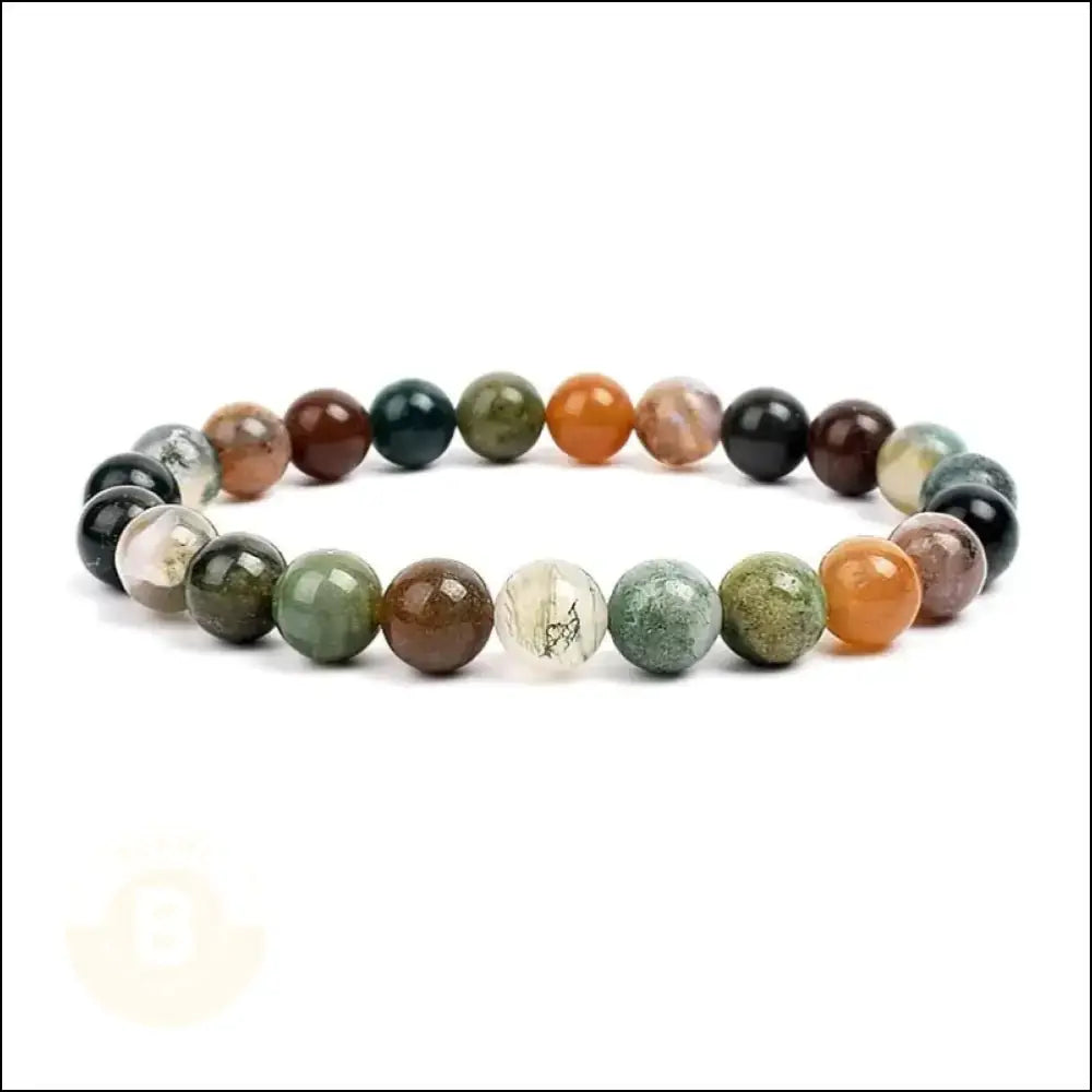 Mabon Indian Agate Bracelet - BERML BY DESIGN JEWELRY FOR MEN