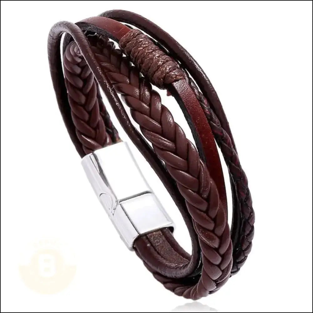 Manolo Braided Leather Bracelet (Narrow) - BERML BY DESIGN JEWELRY FOR MEN