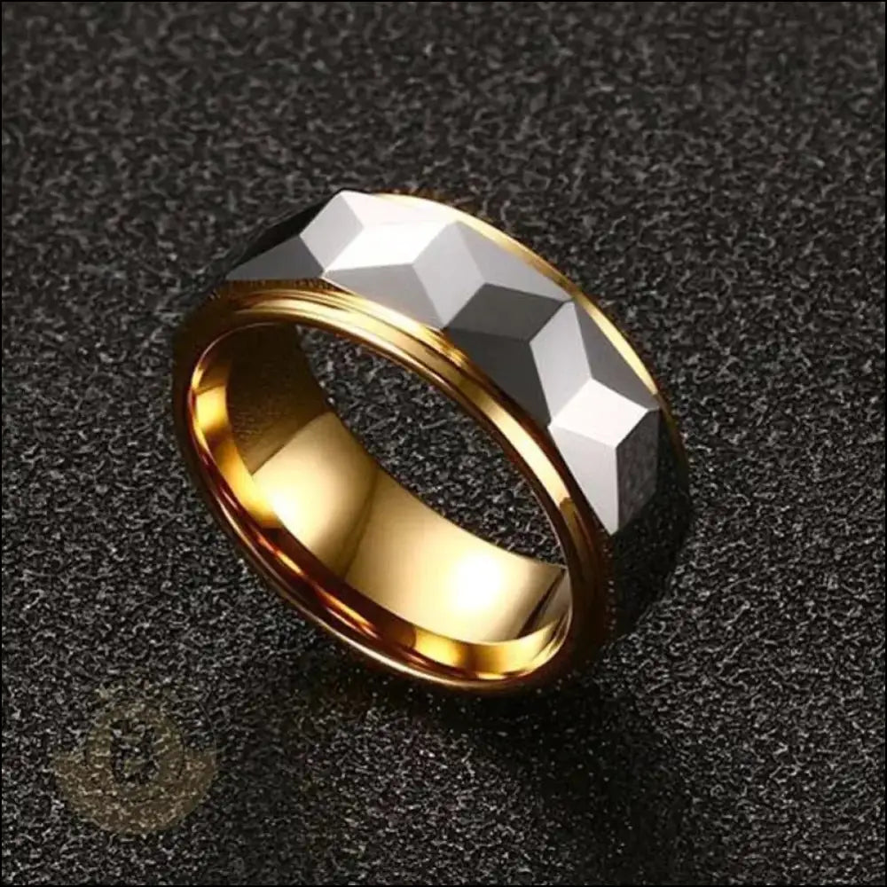 Marcos Tungsten Carbide Band (8mm Wide) - BERML BY DESIGN JEWELRY FOR MEN