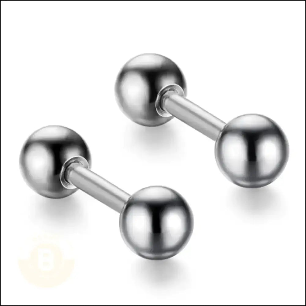 Per Stainless Steel Barbell - BERML BY DESIGN JEWELRY FOR MEN