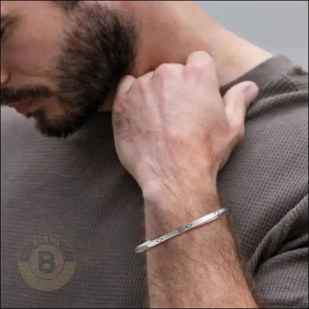 Rainald Stainless Steel Cuff - BERML BY DESIGN JEWELRY FOR MEN