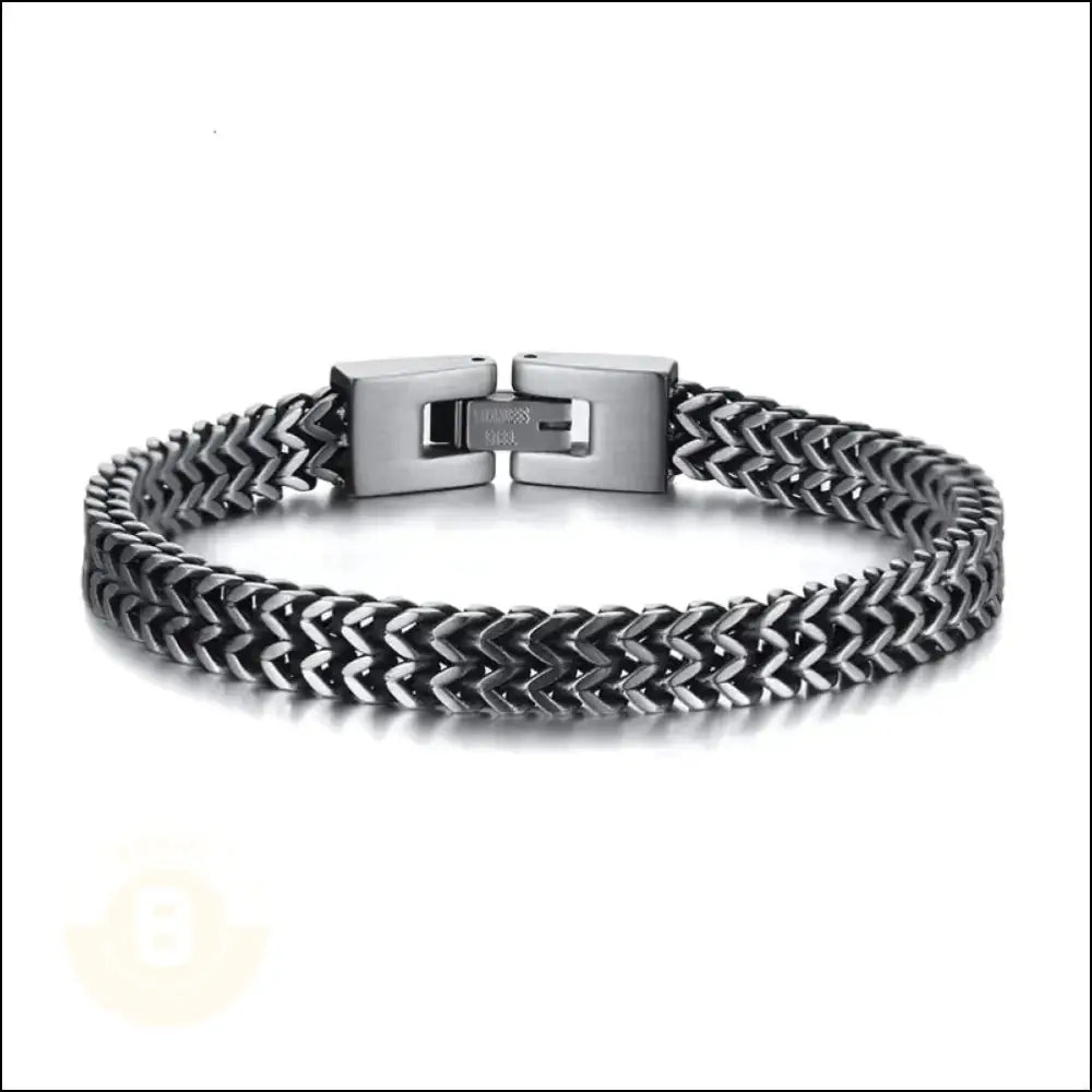Bedwyr Stainless Steel Foxtail Bracelet - BERML BY DESIGN JEWELRY FOR MEN