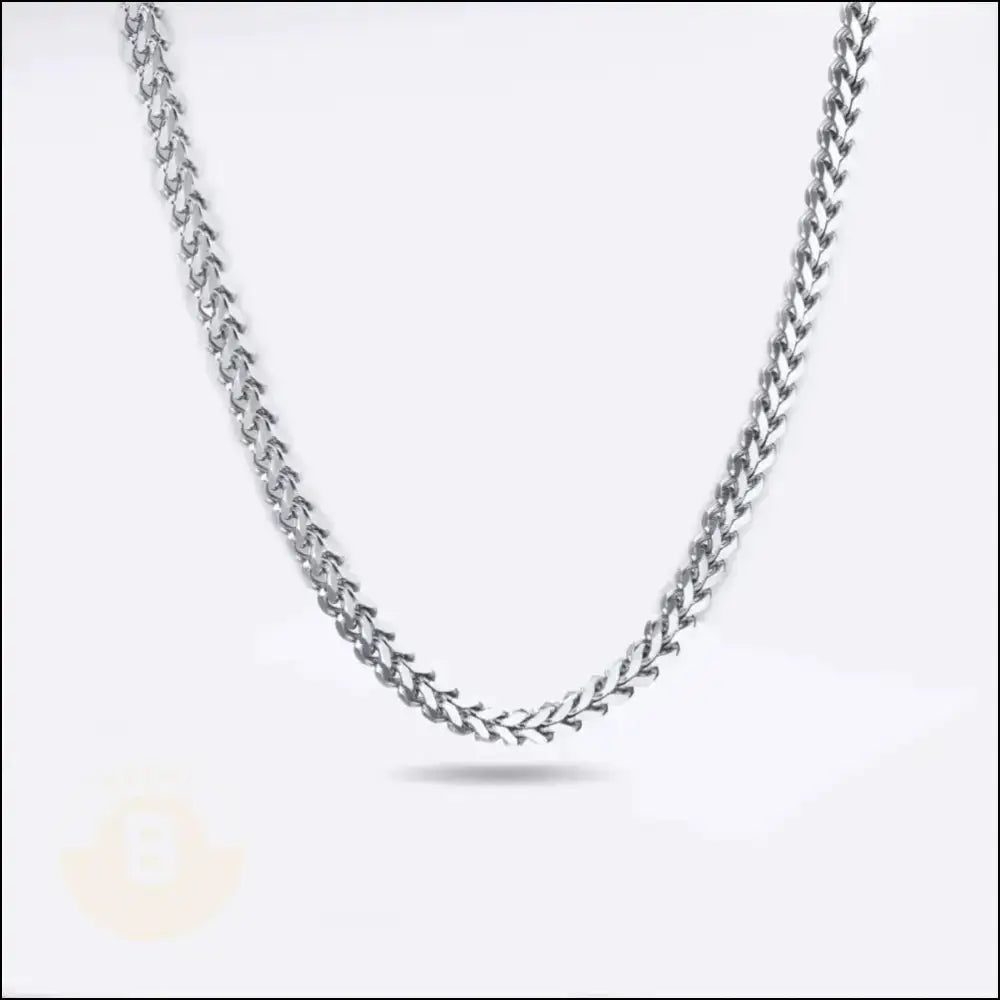 Dante Foxtail Chain Necklace - BERML BY DESIGN JEWELRY FOR MEN