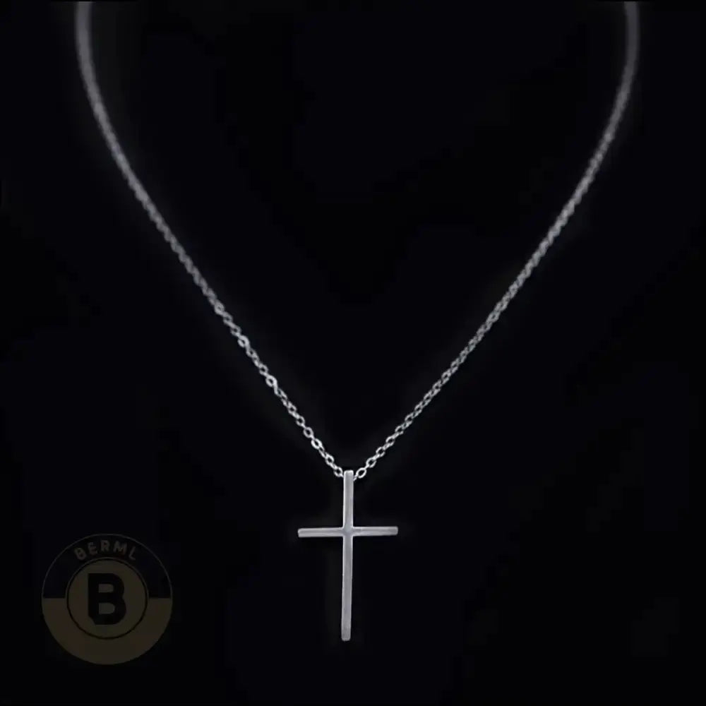 Ferdi Crucifix Pendant with Link Chain - BERML BY DESIGN JEWELRY FOR MEN