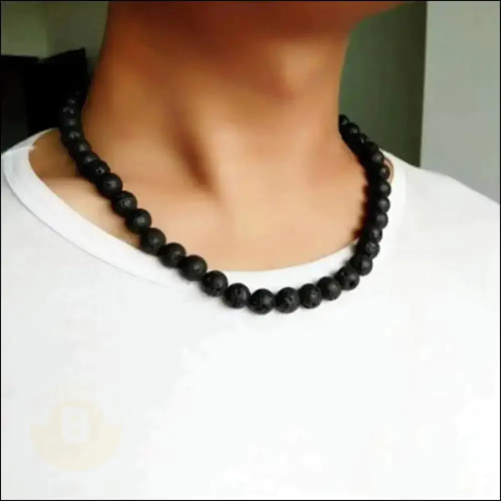 Fiacre Luciliano Beaded Stone Choker - BERML BY DESIGN JEWELRY FOR MEN