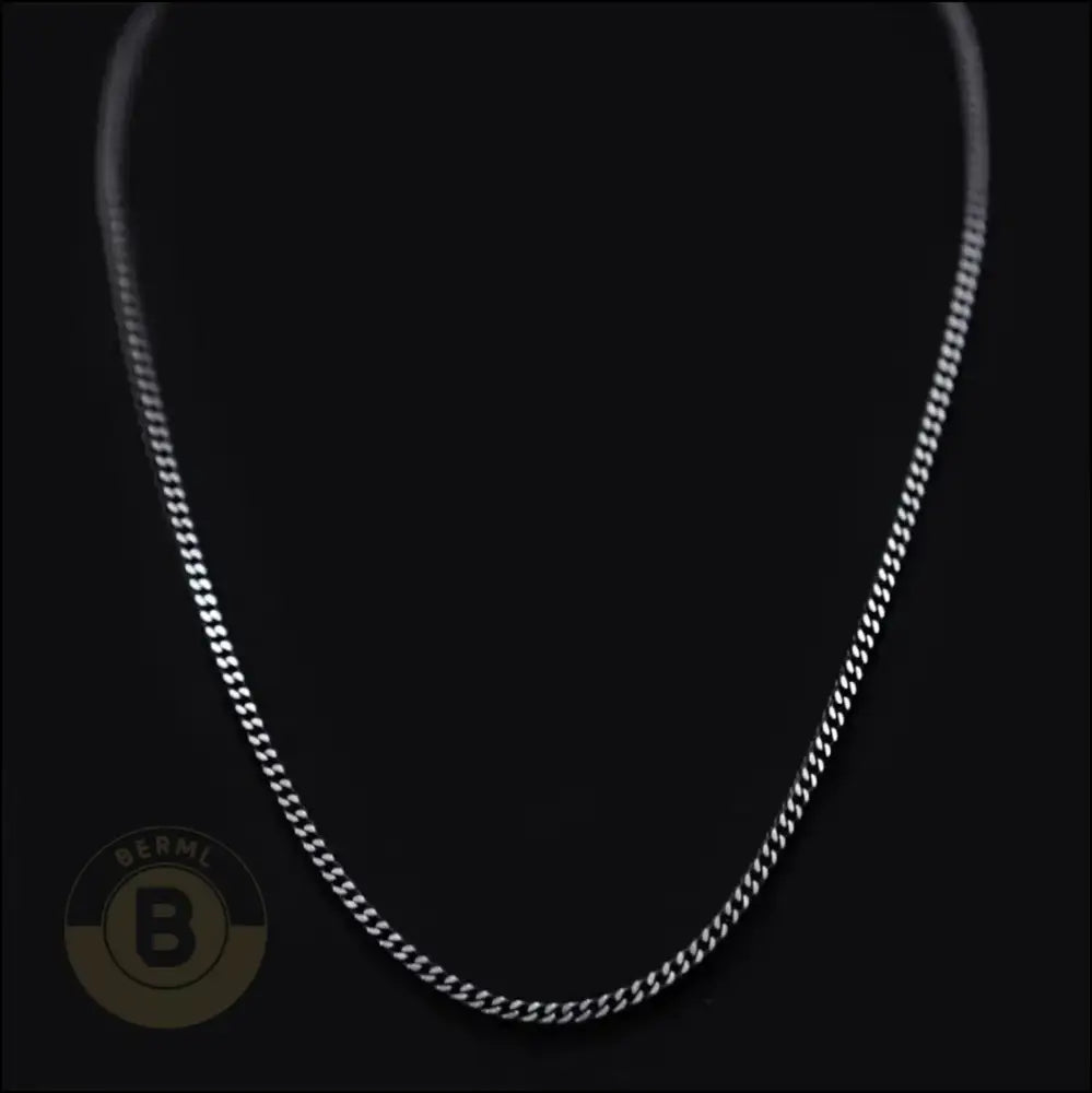 Francilo Stainless Steel Foxtail Chain Necklace, 3mm Wide - BERML BY DESIGN JEWELRY FOR MEN
