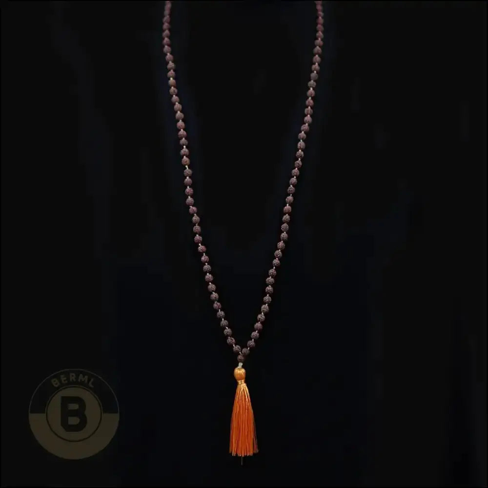 Helio 108 Mala Vajra Bodhi Rudraksha Prayer Necklaces - BERML BY DESIGN JEWELRY FOR MEN