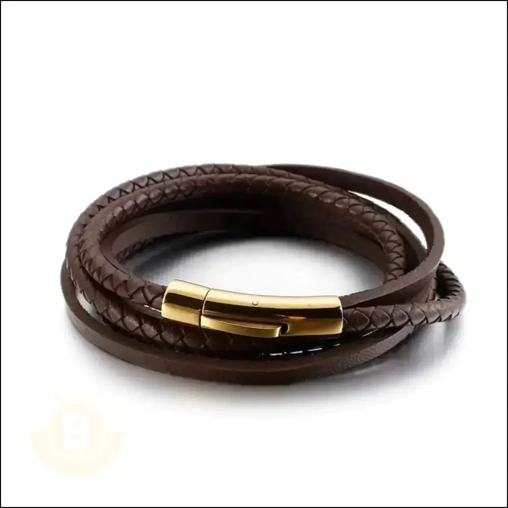 Horacio Multi-Layered Cowhide Bracelet - BERML BY DESIGN JEWELRY FOR MEN