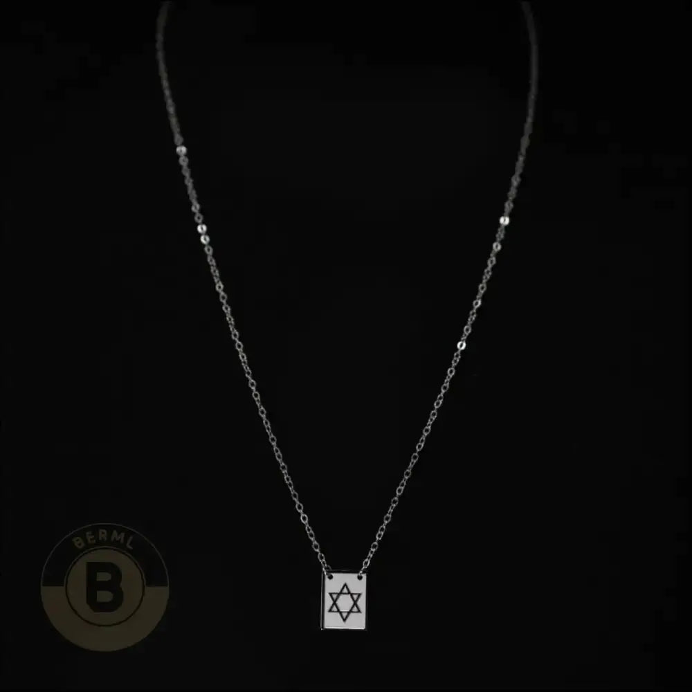 Ignazio Stainless Steel Chain Necklace with Symbolic Pendant - BERML BY DESIGN JEWELRY FOR MEN