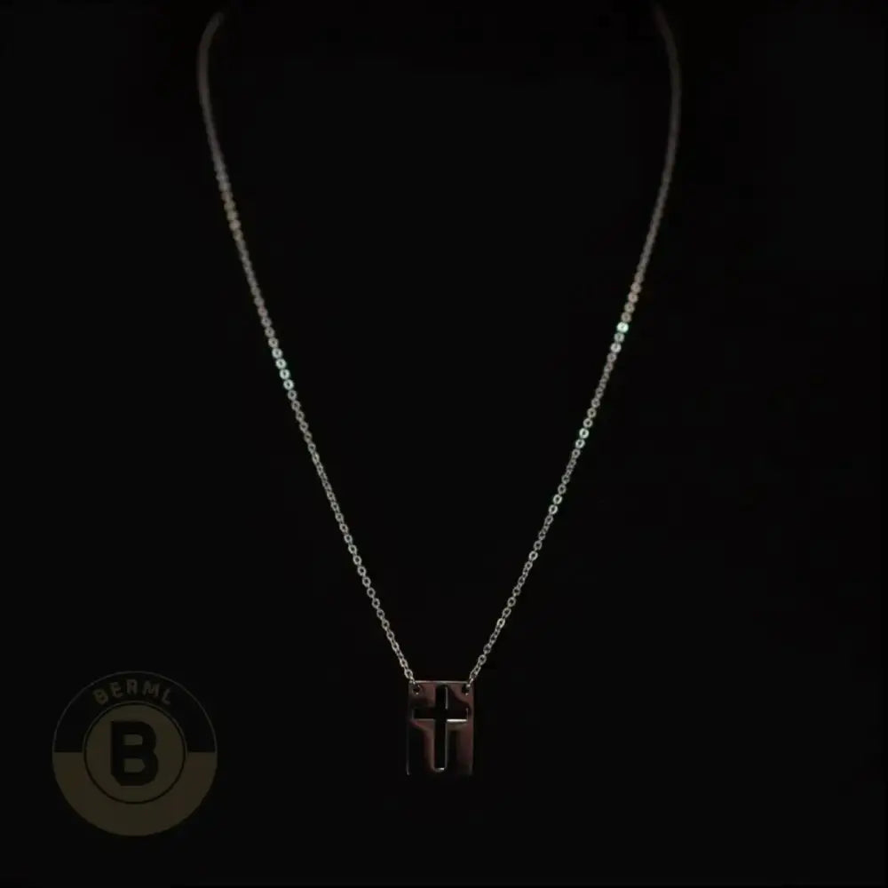 Nathaniel Stainless Steel Chain Necklace with Symbolic Pendant - BERML BY DESIGN JEWELRY FOR MEN