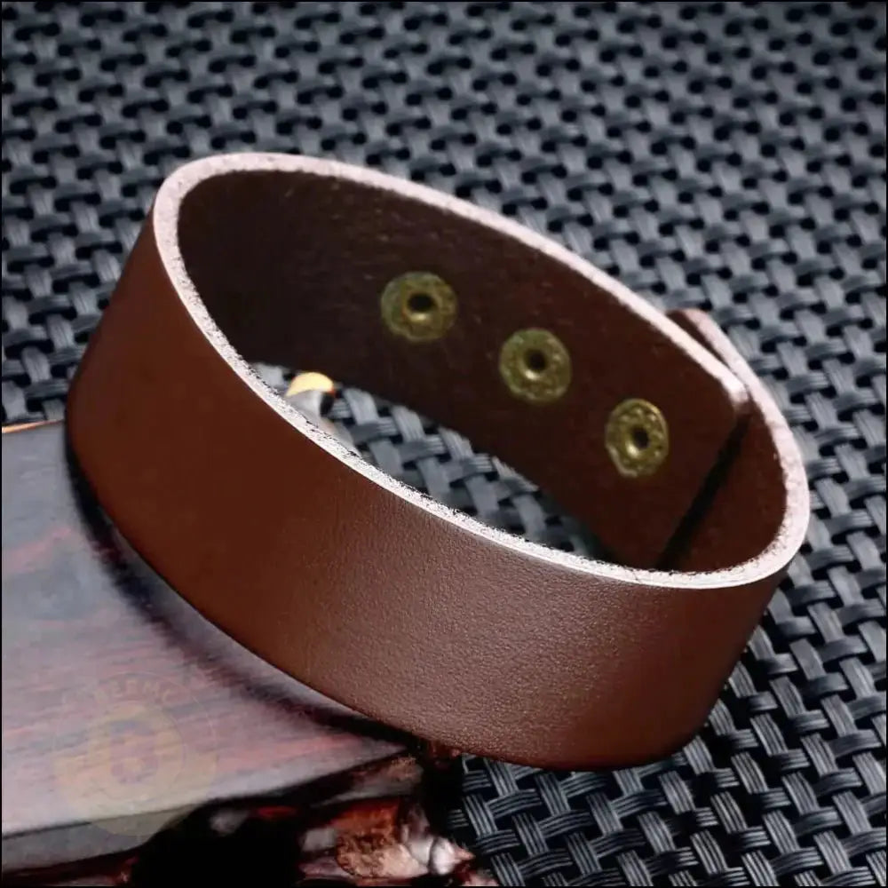 Oscar Leather Bracelet - BERML BY DESIGN JEWELRY FOR MEN