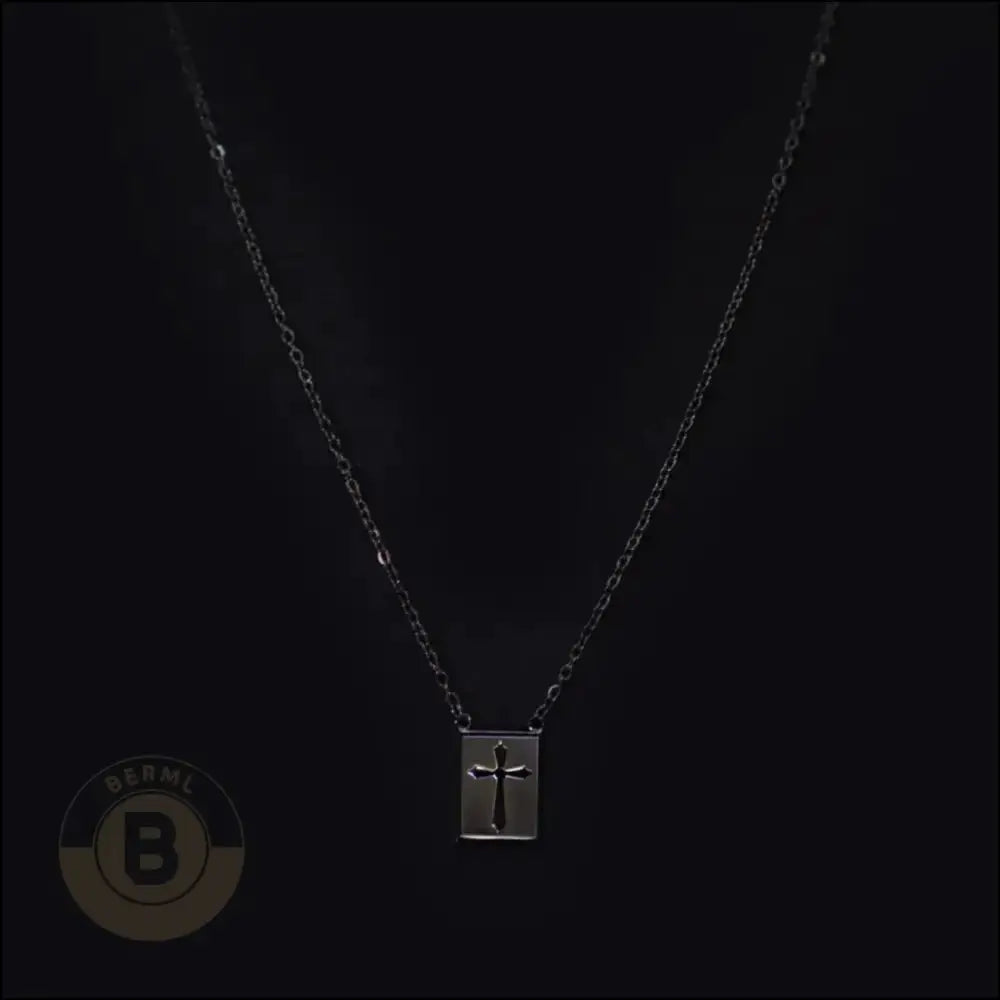 Paxon Stainless Steel Chain Necklace with Symbolic Pendant - BERML BY DESIGN JEWELRY FOR MEN